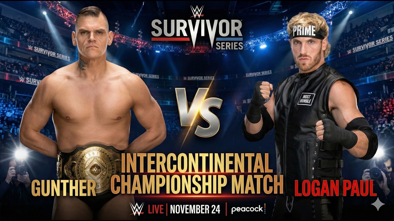 Gunther vs. Logan Paul | WWE Intercontinental Championship Match