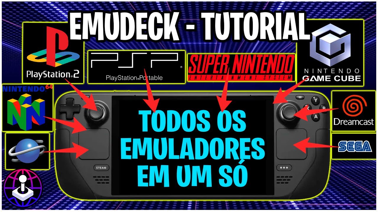 Tutorial Emudeck no Steam Deck - Tenha todos os emuladores em um só