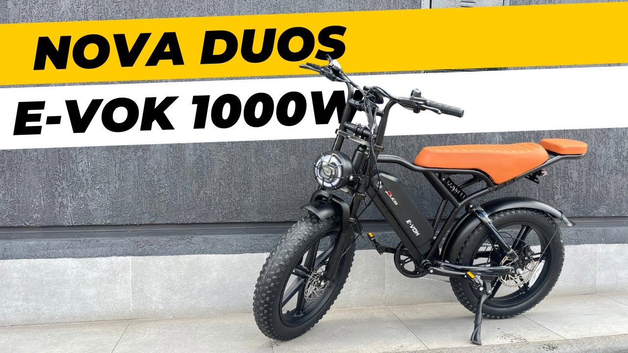 Nova Bicicleta El&eacute;trica Duos E-Vok 1000W - Lan&ccedil;amento!