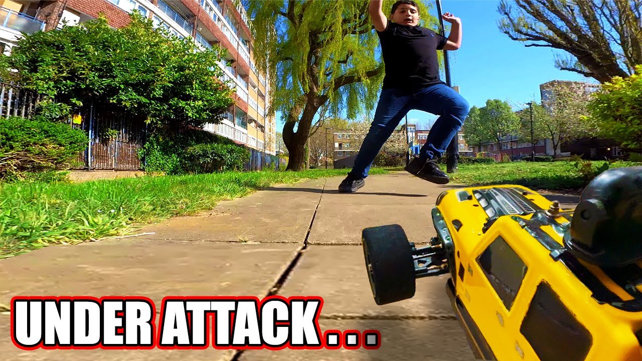 RC Car vs Bully Squad