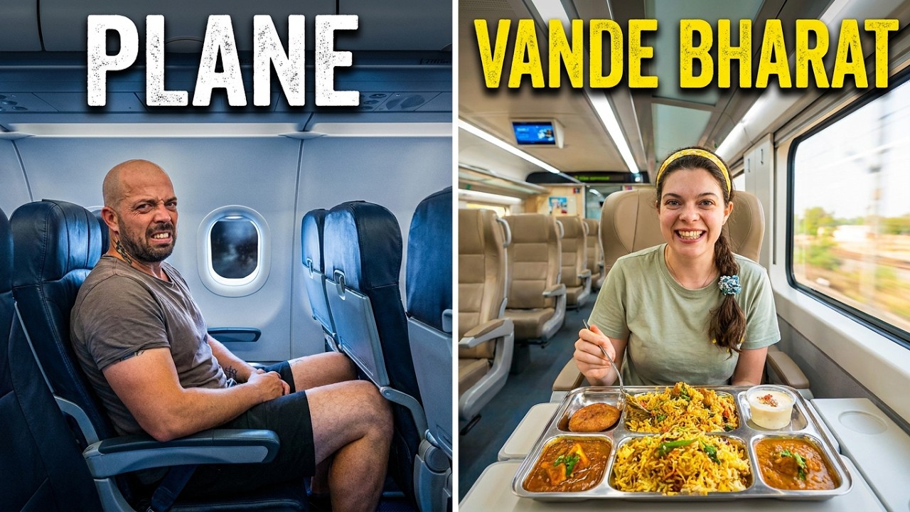 We Took India’s Affordable Luxurious High Speed Train Vande Bharat Express | Goa to Mumbai