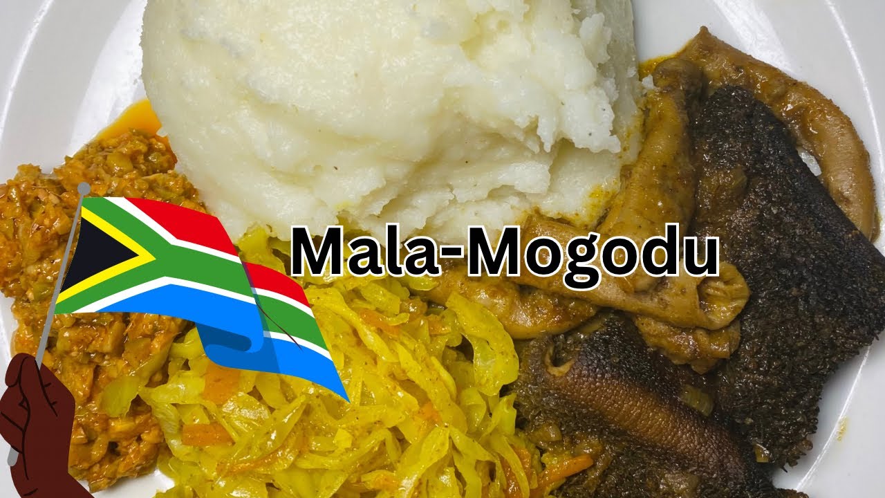 My heritage dish | Mala-mogodu, pap, cabbage and atchaar.