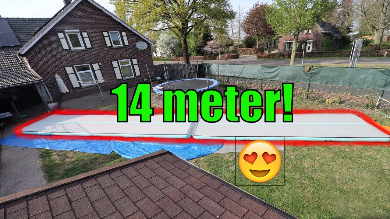 AIRTRACK SPRINGEN op 2 AIRTRACKS