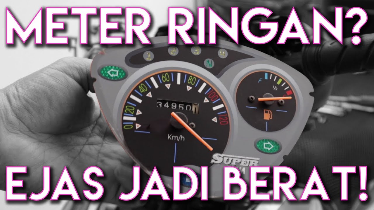 Motosikal meter ringan? Cuba ejas jadi berat!