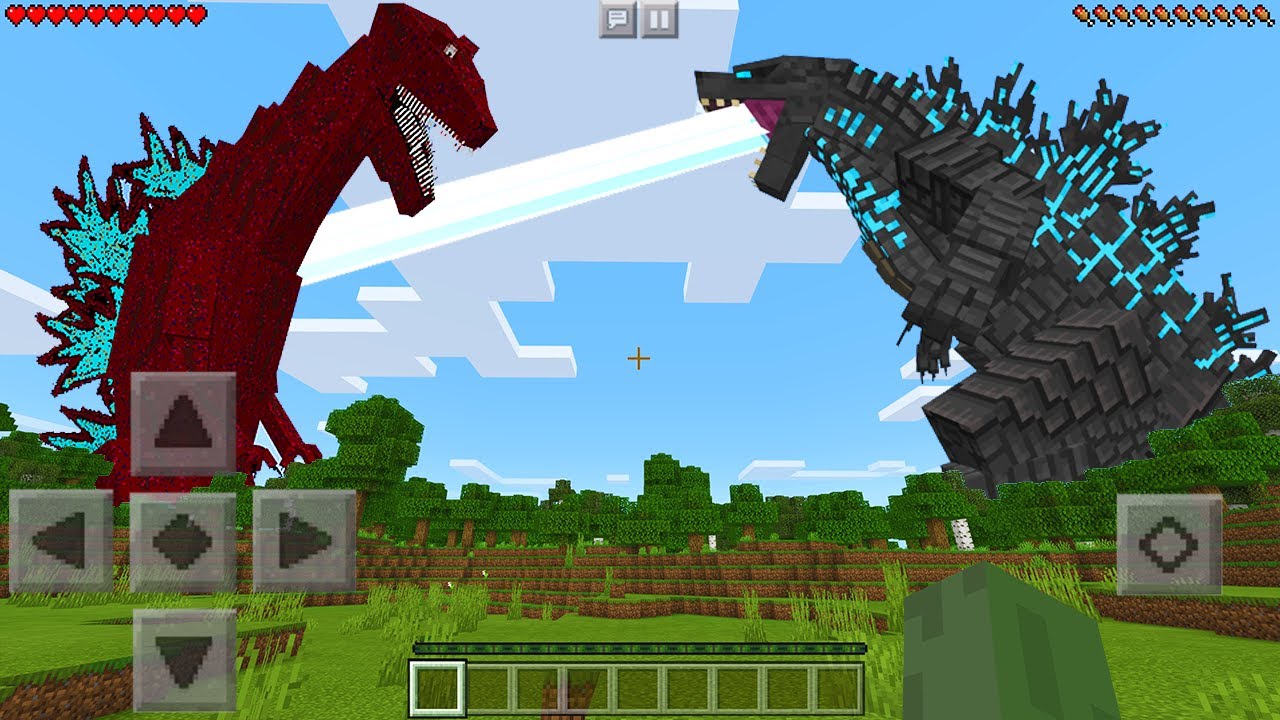 I Found GODZILLA vs GODZILLA BLOODBATH in Minecraft Pocket Edition...