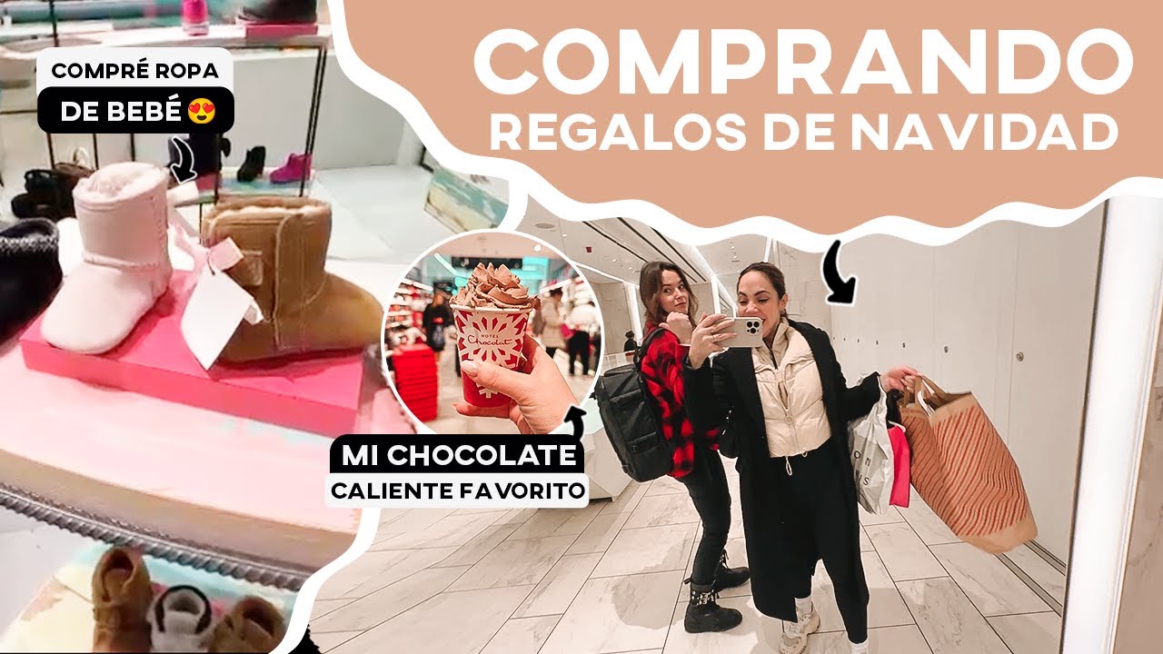 COMPRANDO REGALOS DE NAVIDAD (FAMILIA, NOVIO Y BEBÉ) - Vlogmas día 6 | What The Chic