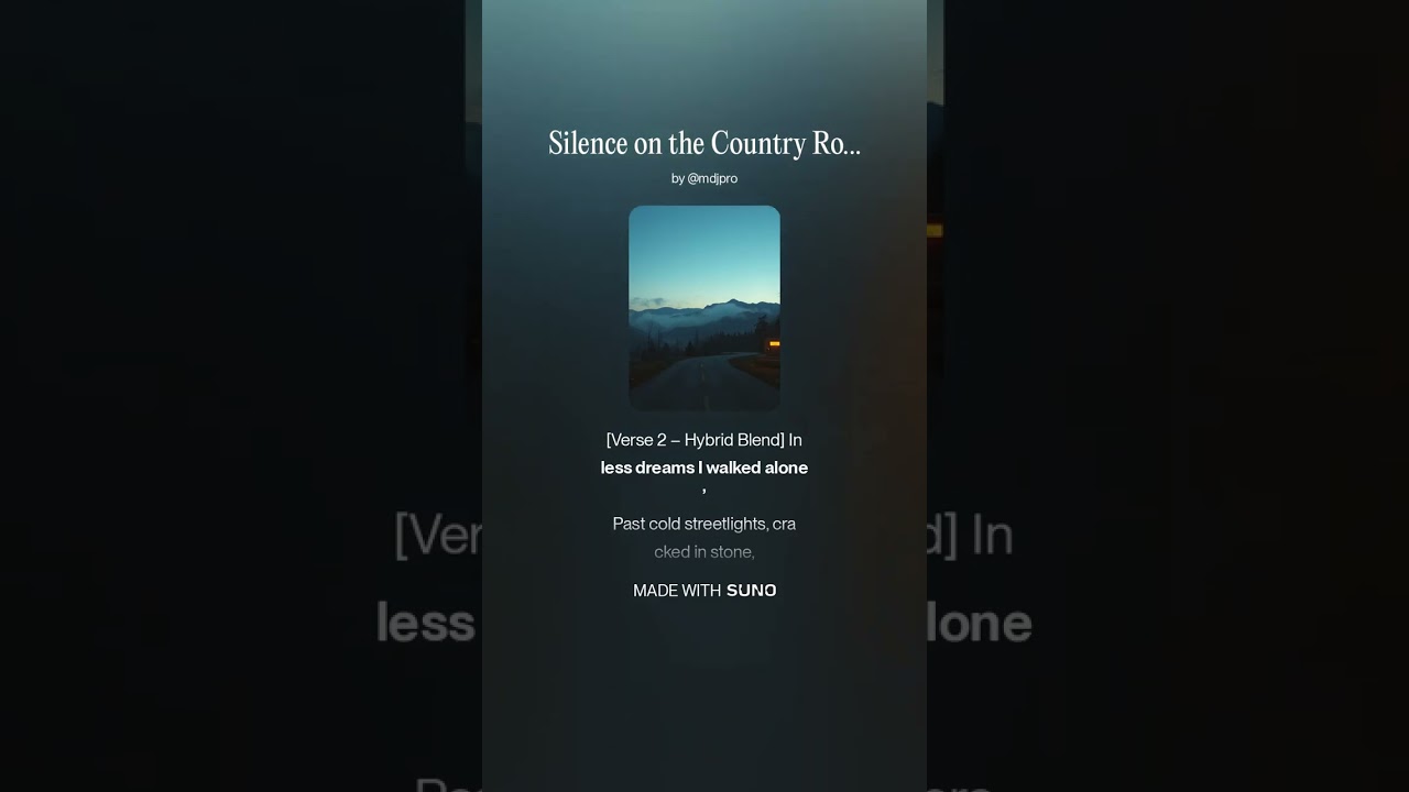 Silence on the Country Roads