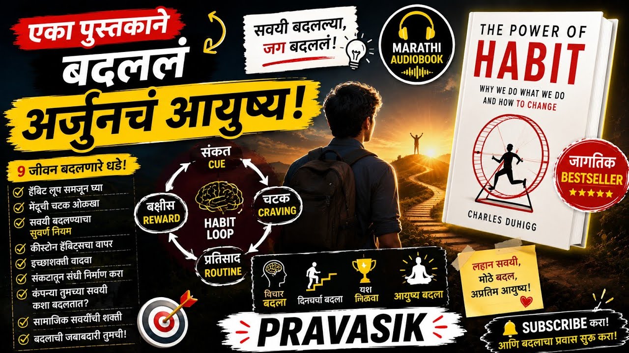 एका पुस्तकाने बदललं अर्जुनचं आयुष्य! | The Power of Habit Story (मराठी)