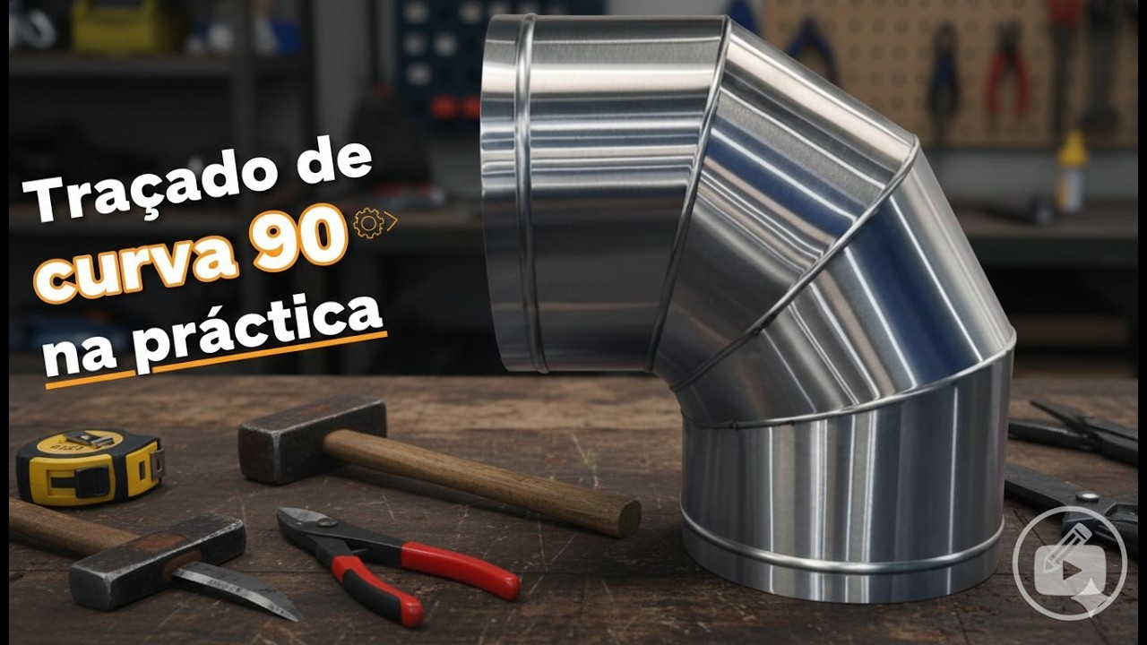 FUNILARIA INDUSTRIAL - CURVA DE GOMO 90   (TRAÇADO + APP)