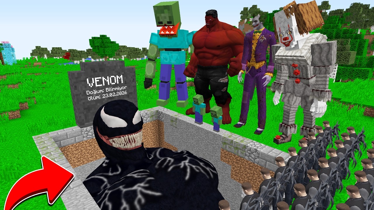 VENOM HÜZÜNLÜ ÖLÜMÜ 😱 - Minecraft