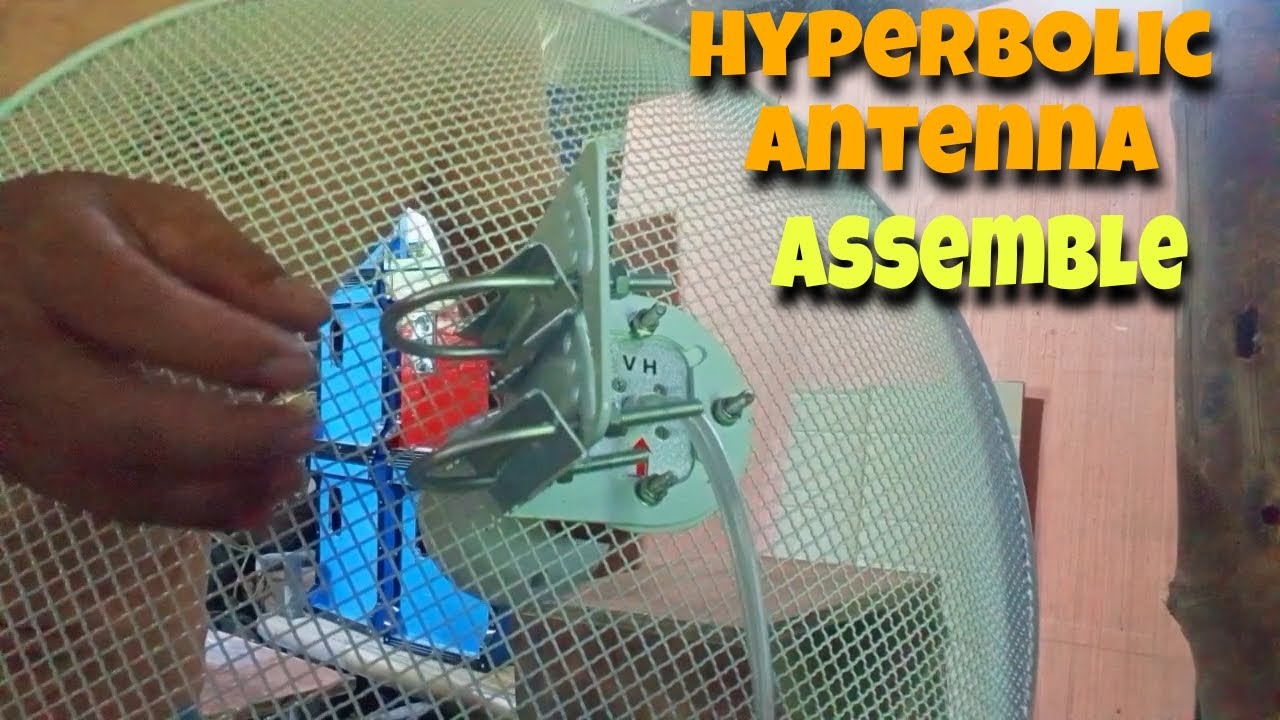 Hyperbolic antenna assemble
