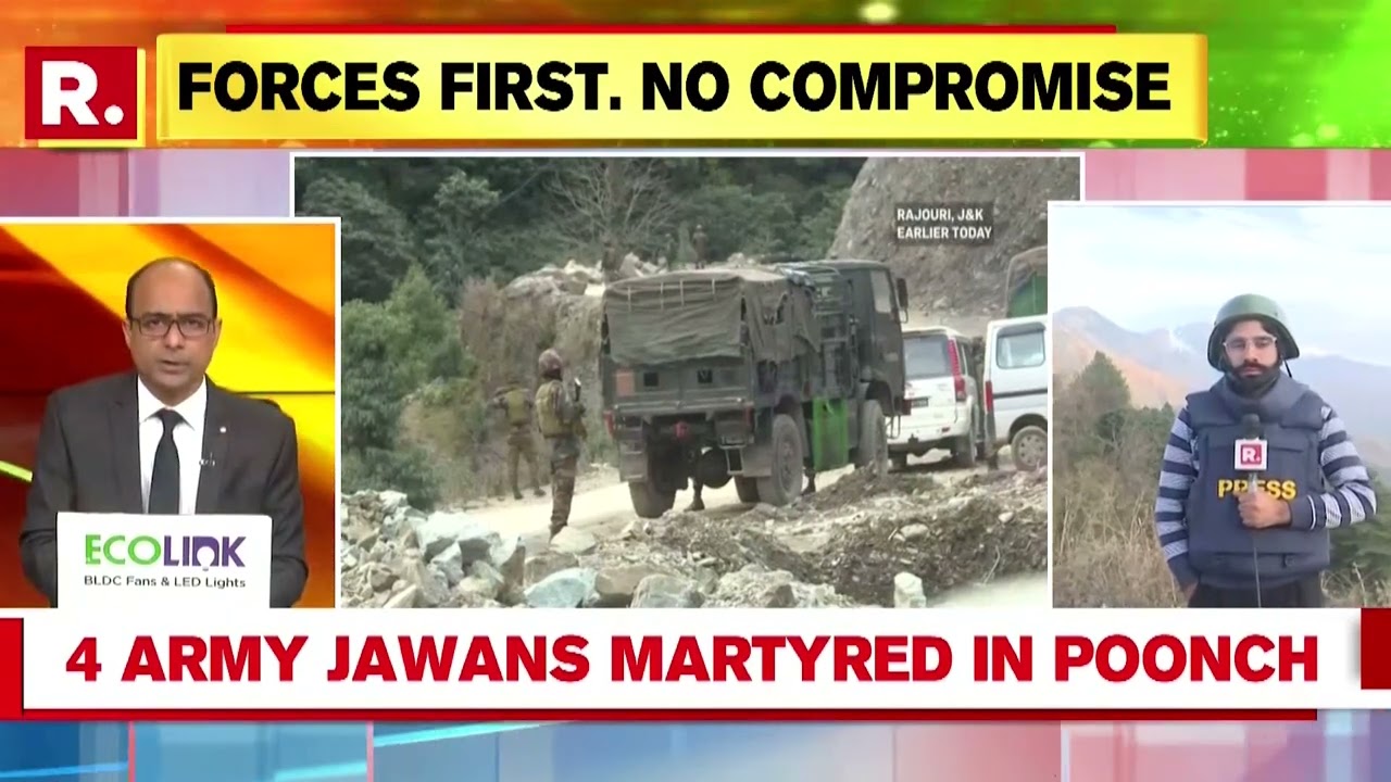8-10 Terrorists Cornered By Indian Army In Anti Terror Operation After Poonch Attack