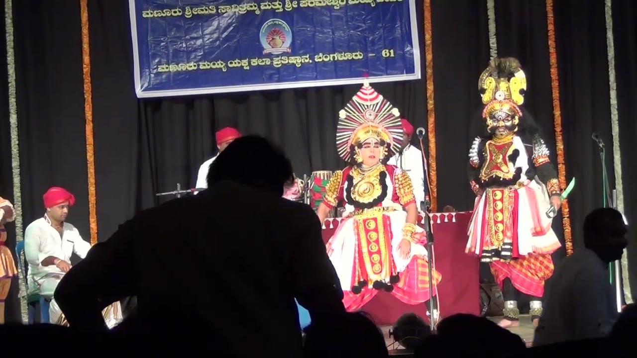 Kondadakuli Ramachandra Hegade as Krishna in Panchajanya prasanga