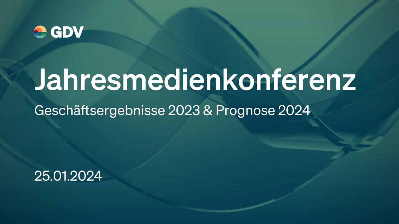 #GDVlive: GDV Jahresmedienkonferenz 2024