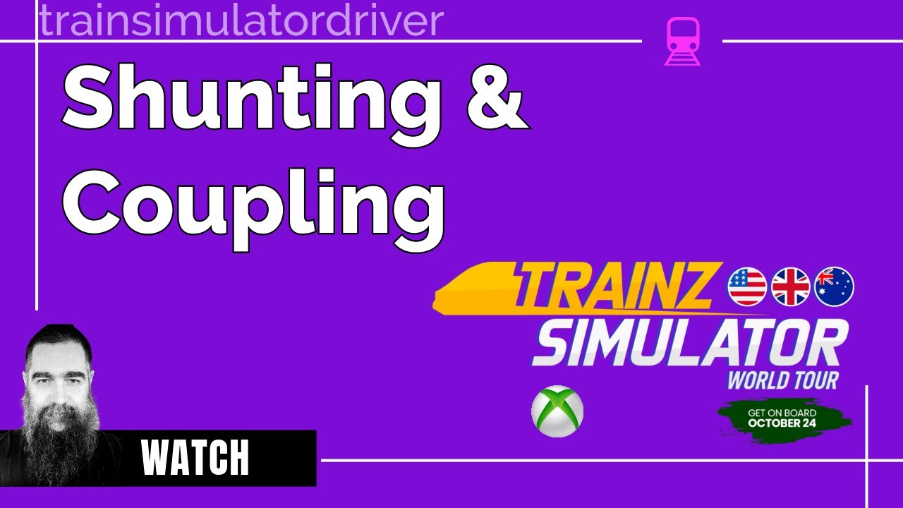 Маневровое движение в Trainz Simulator World Tour на Xbox. Обучающее видео.