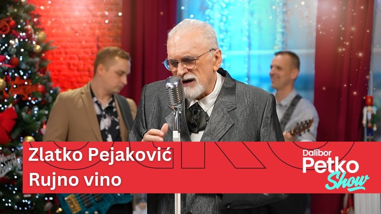 Zlatko Pejaković - Rujno vino (Ti si me čekala) | Dalibor Petko Show | CMC TV
