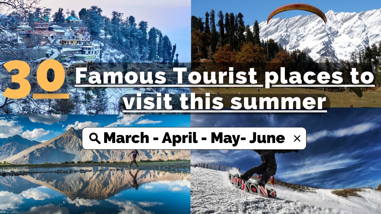 30 Best Tourist places for Summer Holidays in INDIA | INDIA'S Top Summer Destinations |