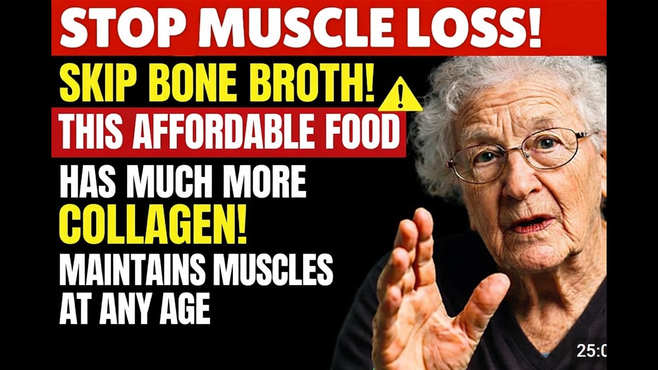 Over 60? Skip Bone Broth! This One Food Helps Build Muscle and Fight Age-Related Muscle Loss