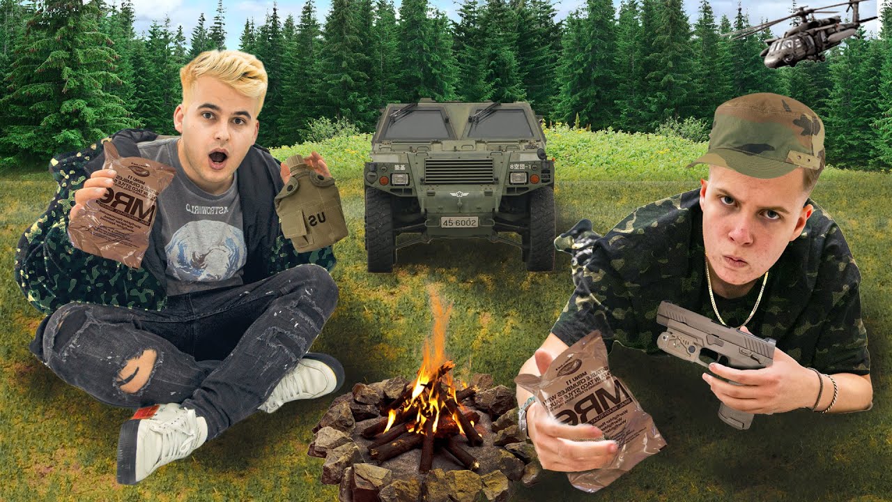 Prietenii Mei Încearcă Mâncare din Armata