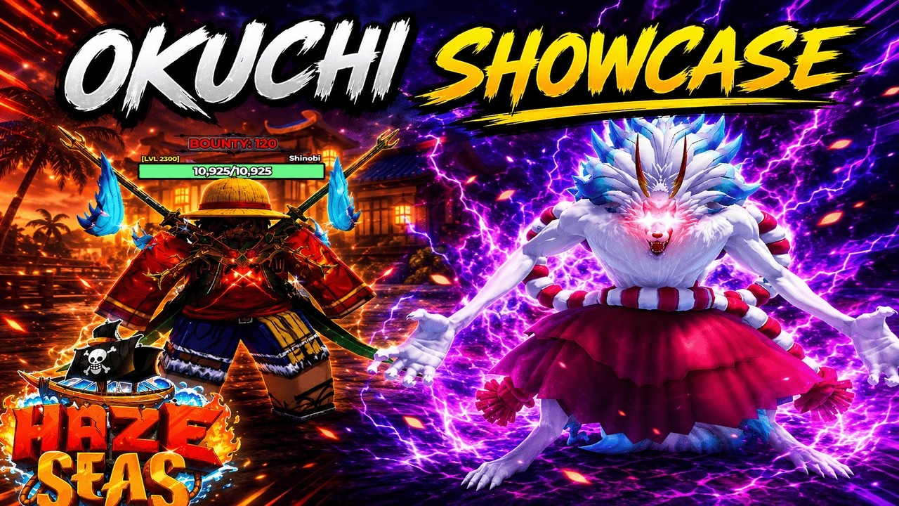 Haze Seas | Okuchi Full Showcase + How To Get | Roblox