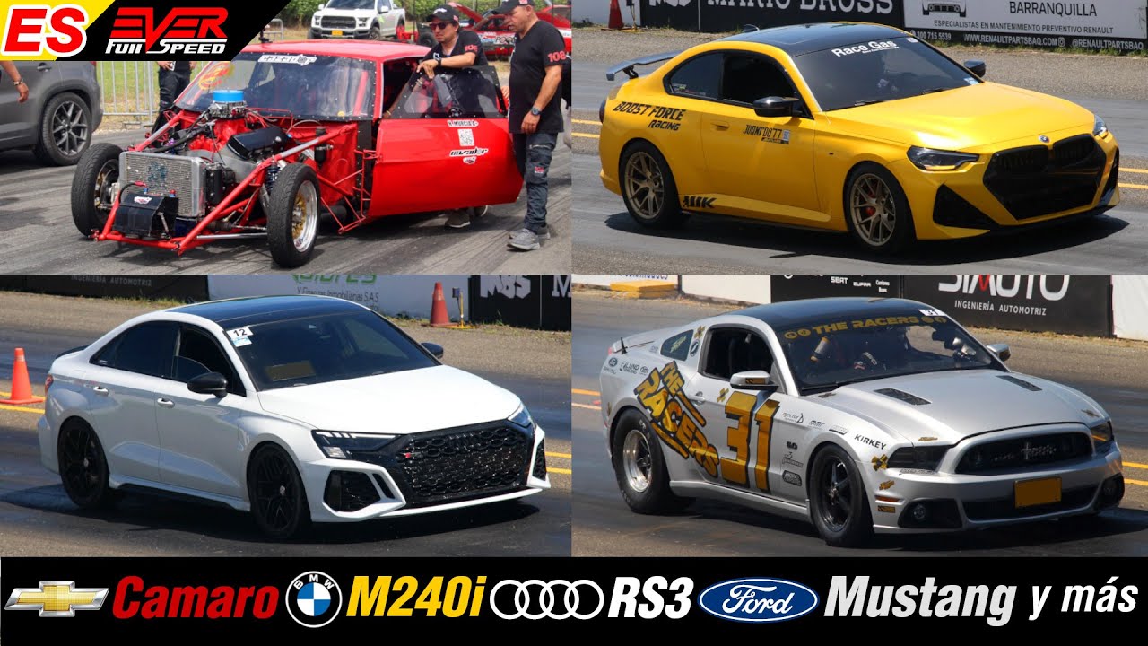 🚀 Los AUTOS más RÁPIDOS del 2023 en los Piques 1/4 de Milla de Barranquilla y Track Times