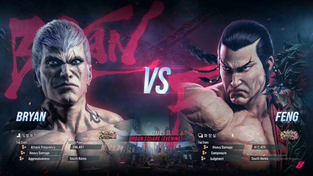 T8 🔥 LOWHIGH (Брайан) против DNDB (Фенг) 🔥 Геймплей высокого уровня в Tekken 8