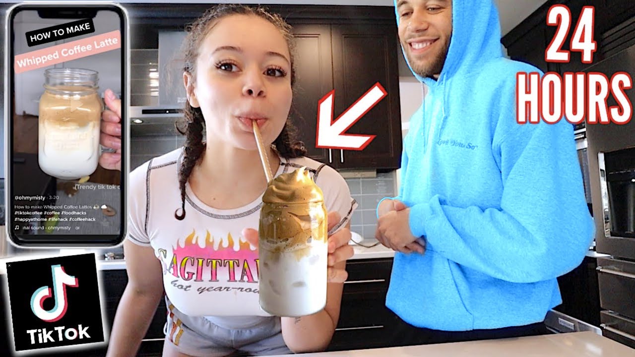 Letting My "For You" Page Decide What I Eat for 24 Hours! *Tik Tok Food Challenge* | Krazyrayray