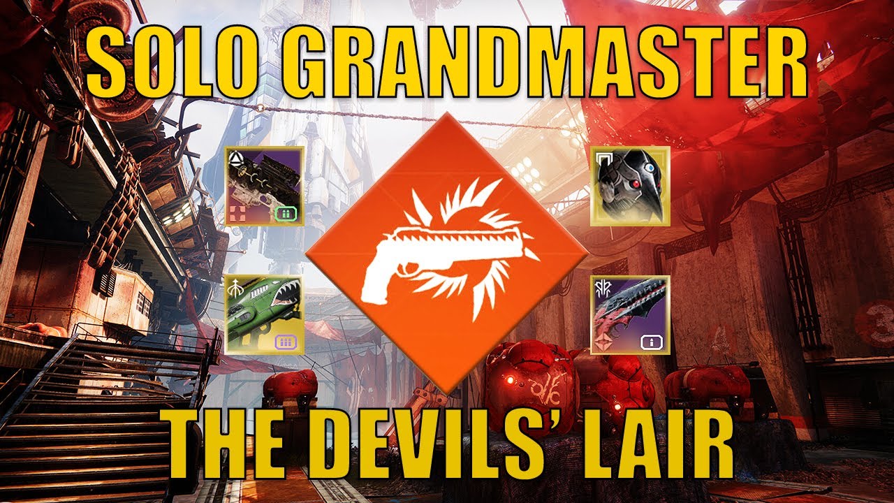 Solo The Devils' Lair Grandmaster Nightfall (Platinum, 15:27) Solar Hunter [Destiny 2]