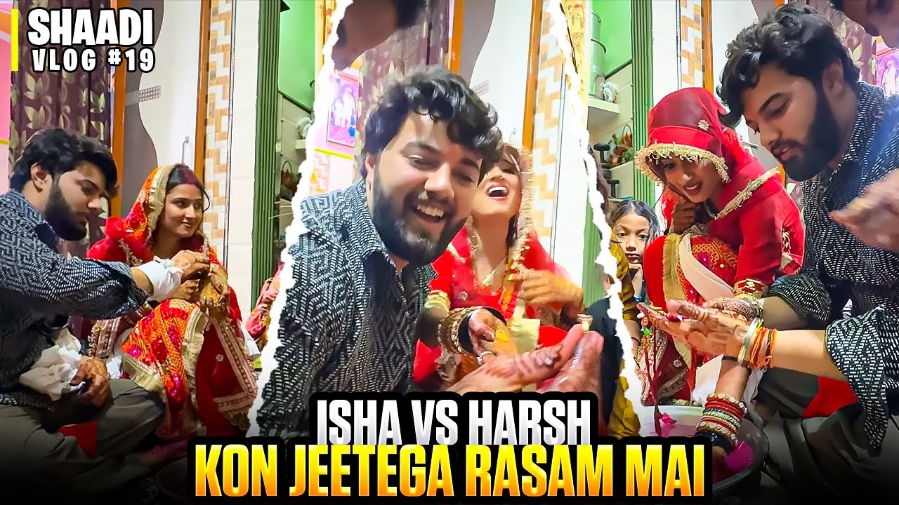 KON JEETEGA RASAM MAI 🤩🙈 ISHA VS ME 😆 shaadi vlog #19 
