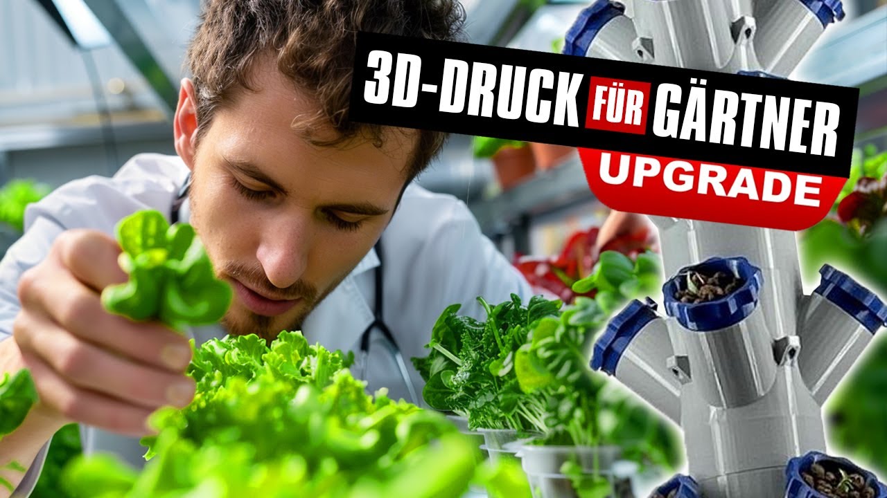 Mein 3D-gedruckter Hydroponic Tower: Aufbau, Upgrades & Pflanzenvielfalt! 🌿🌱