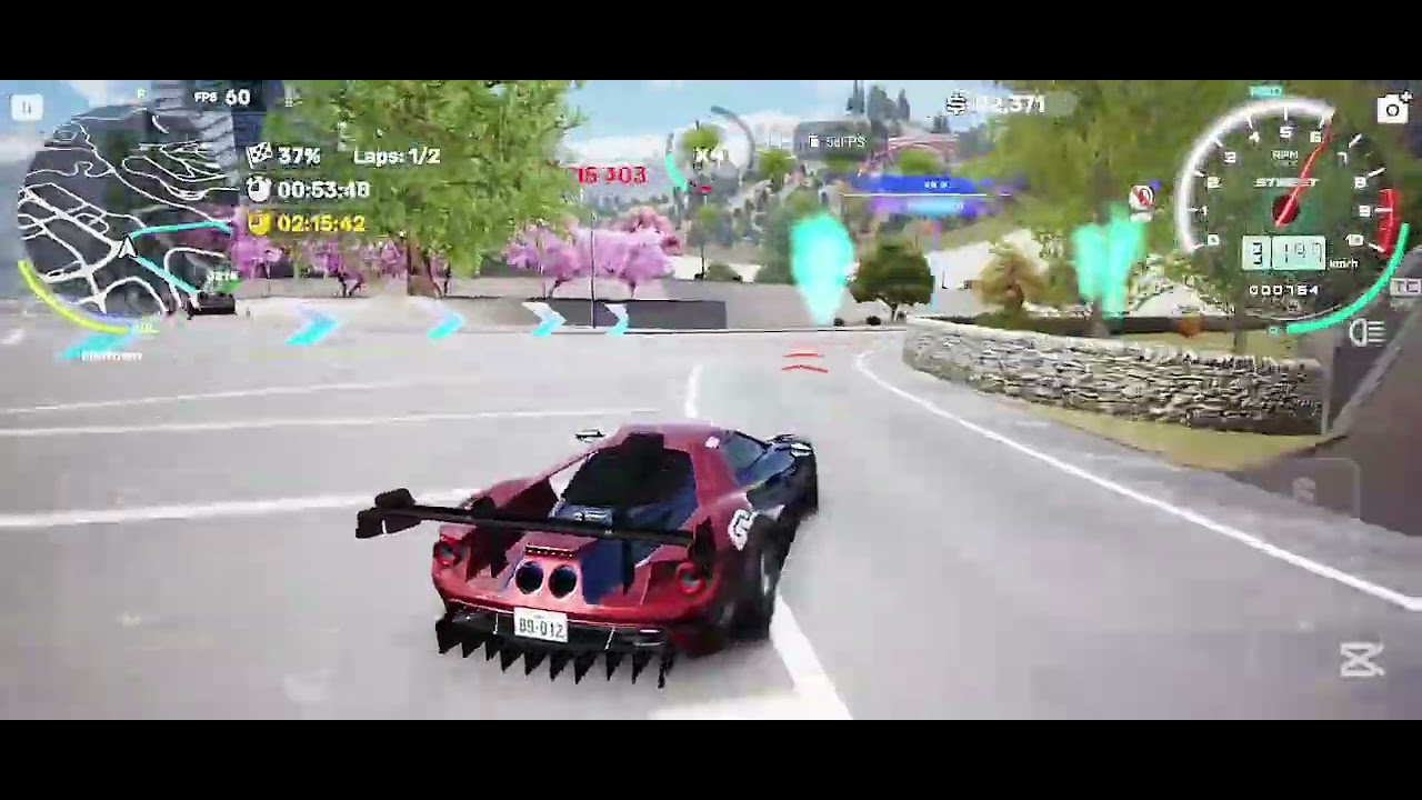Carx street time attack class 5 AWD#carxstreetmobile #timeattack #challenge