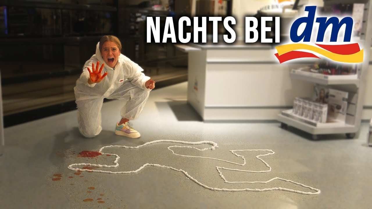 1 NACHT EINGESPERRT bei DM! 😱 |CARAMELLA