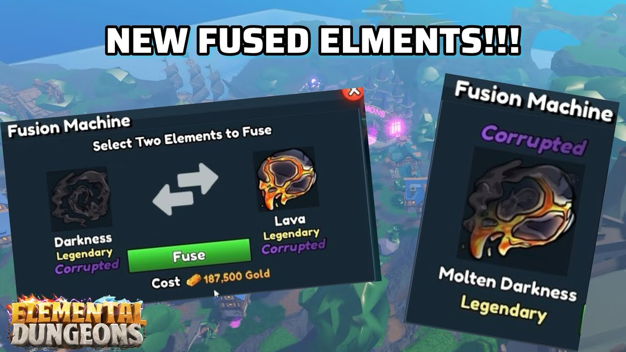 YOU CAN NOW MERGE ELEMENTS | Elemental Dungeons 