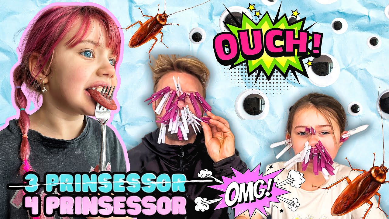 HAR MAMMA BLIVIT GALEN??🤔 Challenge & Pranks🤹🏼‍♀️👀🦗 - 3prinsessor VLOGG💕