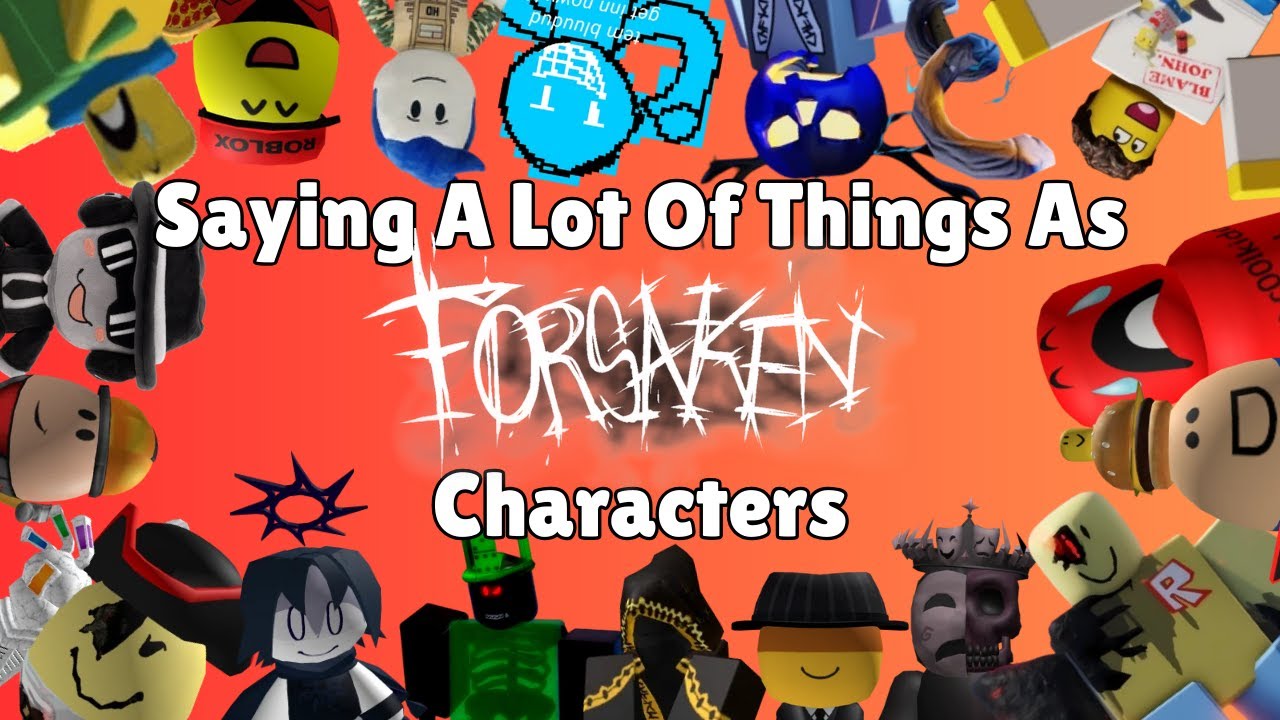 Voice Actors say things as Forsaken's Cast