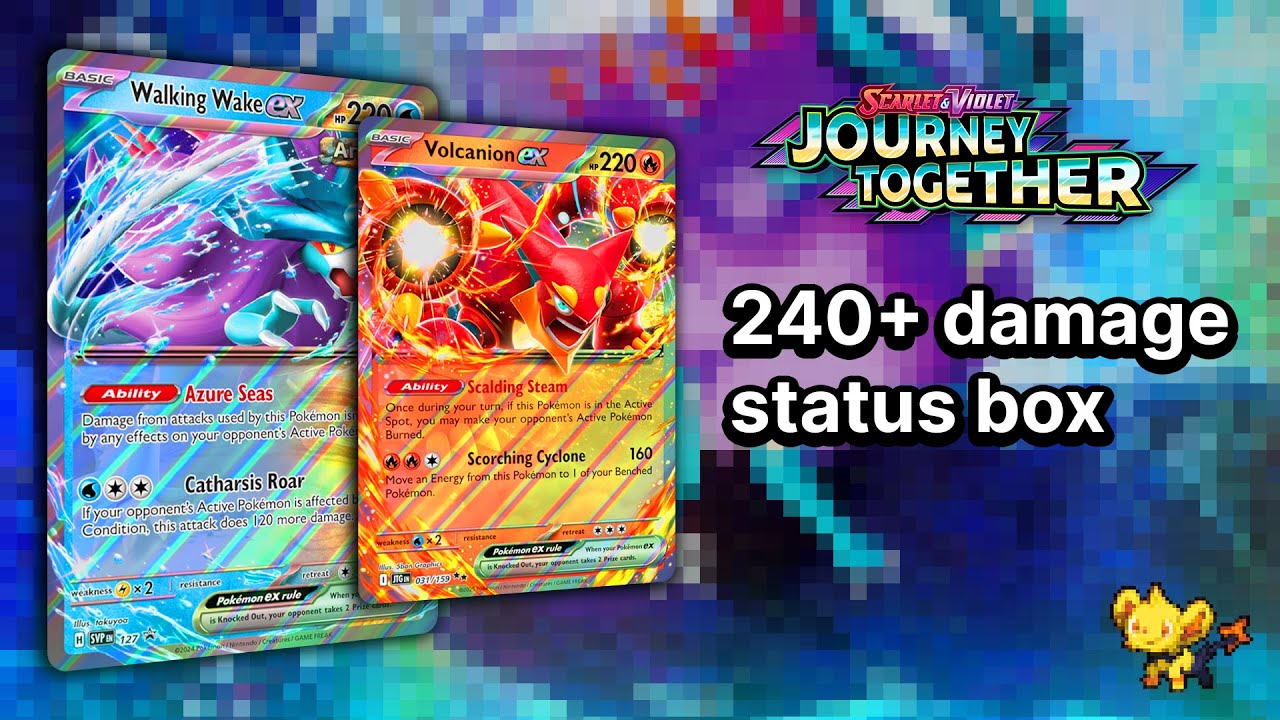 volcanion ex is the final piece to walking wake ex