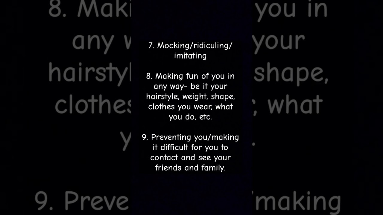 What is emotional abuse? 