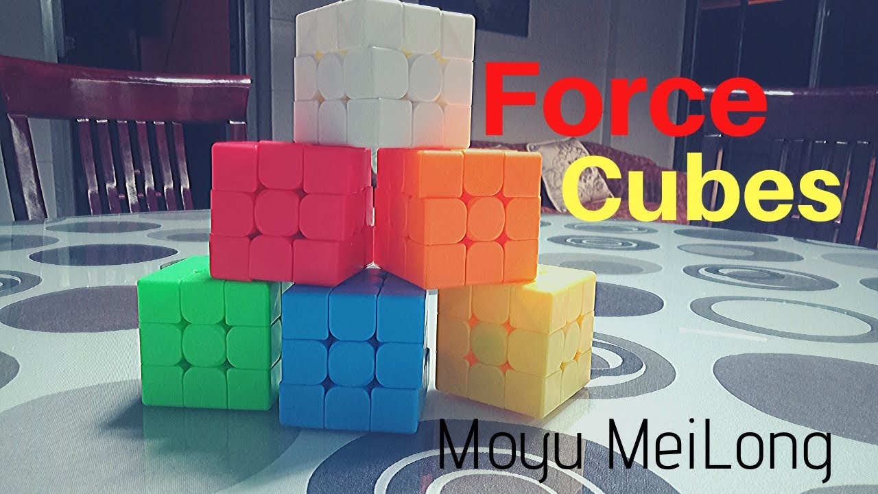 Force Cubes // Moyu MeiLong 3x3 Cubes