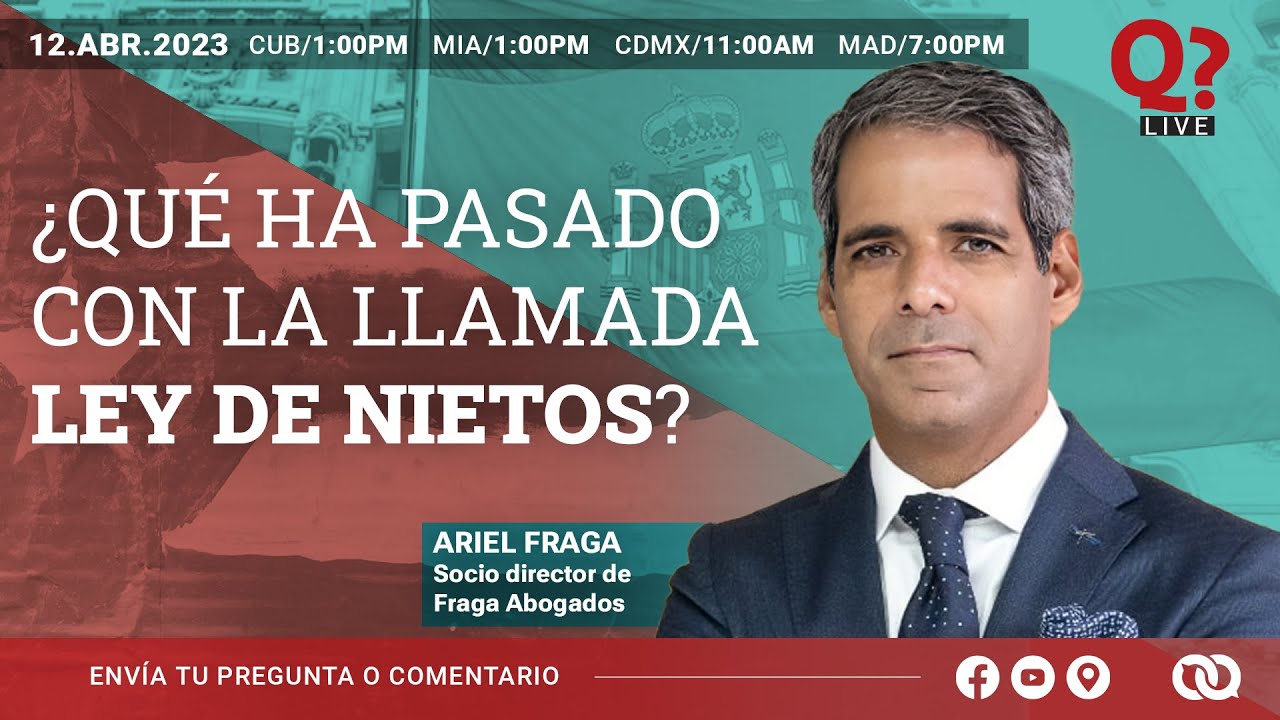 ¿Qué ha pasado con la llamada Ley de Nietos?