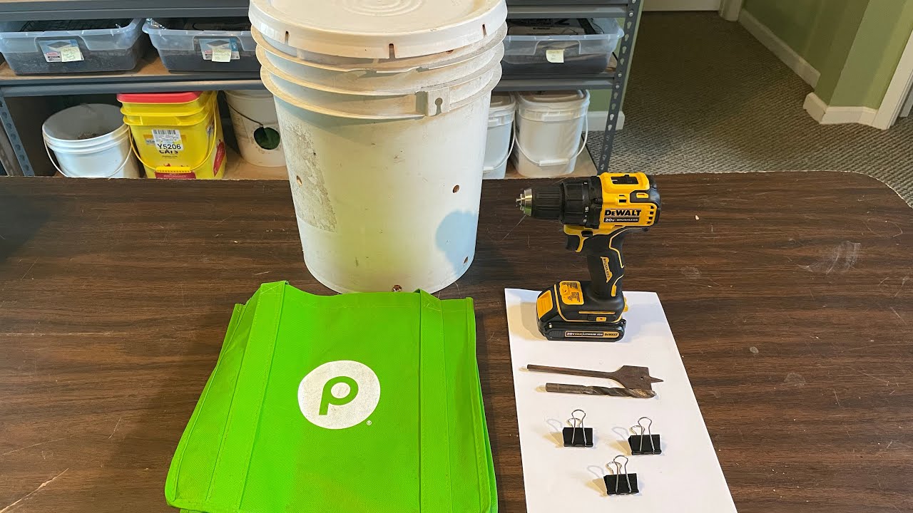 DIY Worm Bag in a 5 Gallon Bucket - Best of Both Worlds!