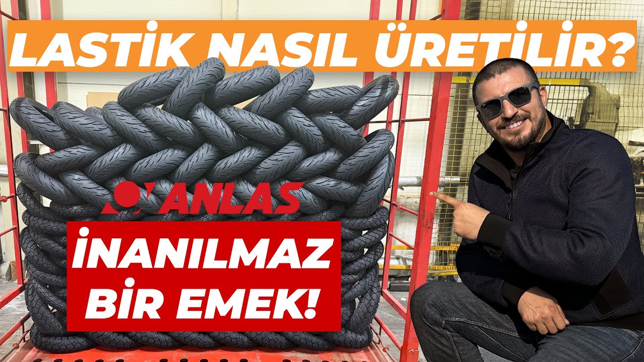Verilen Emeğe İnanamayacaksınız! Yerli Motosiklet Lastiği Nasıl Üretiliyor? Anlas Fabrikası