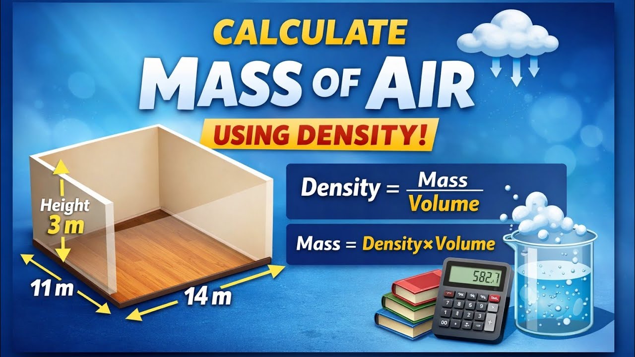 Density Explained | How to Calculate Density (g/cm³ to kg/m³) – Physics Tutorial QUESTION 2