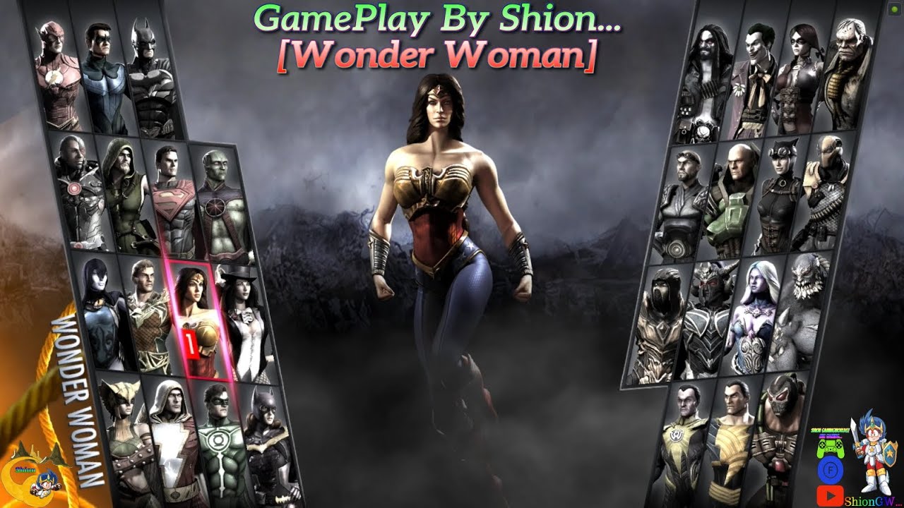 Injustice - Gods Among Us - UE - [GamePlay!!!] {PART10 - ARCADE} [Wonder Woman] (SHION) 😄🐲🎮🇵🇹