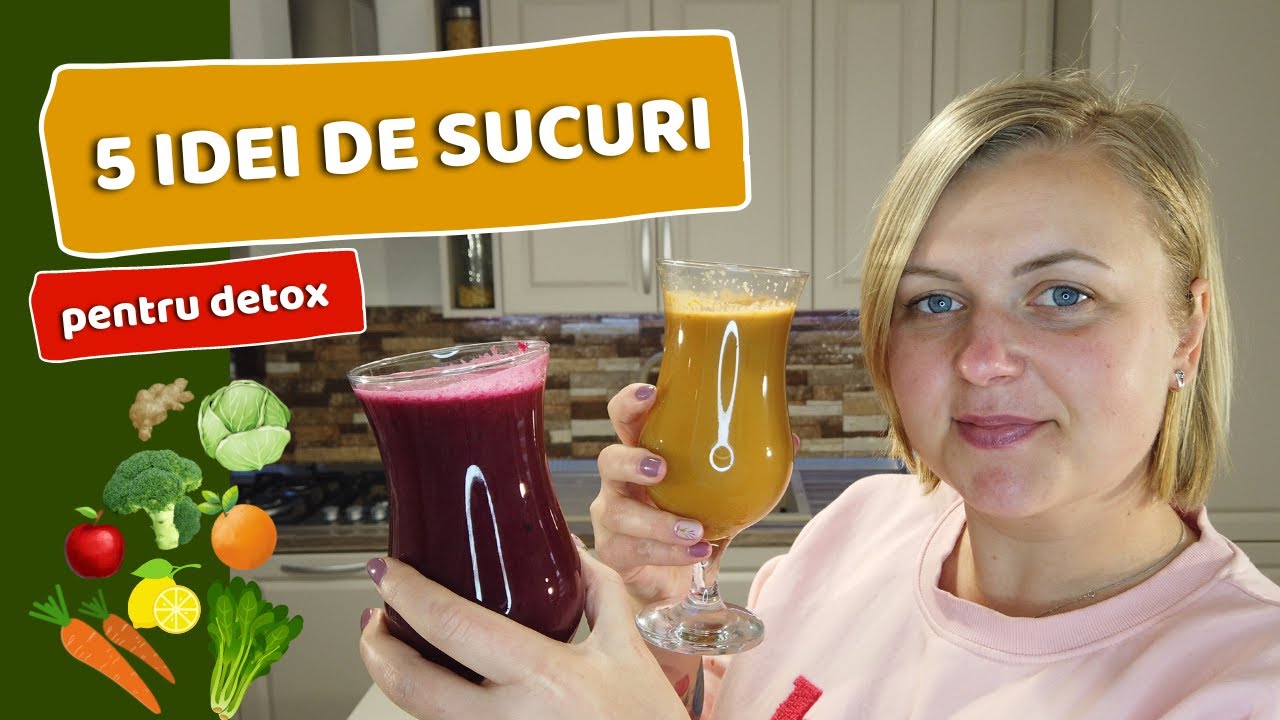 5 idei de sucuri pentru detox | Alina Fulberti