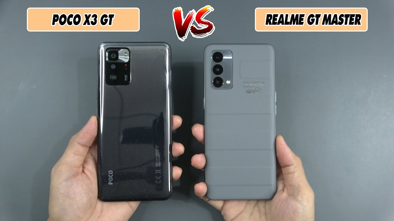 Poco X3 GT vs Realme GT Master | SpeedTest and Camera comparison