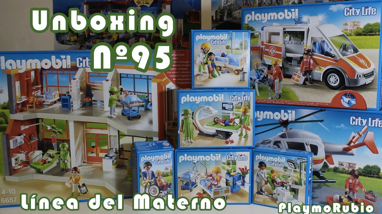 Unboxing PlaymoRubio nº95 – Línea del Materno de Playmobil