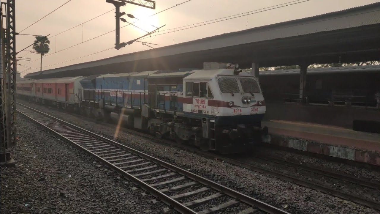 WAG 9 Express train passing 