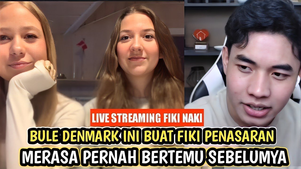 Bule Denmark ini buat Fiki Naki penasaran, karena merasa pernah bertemu - live Fiki Naki