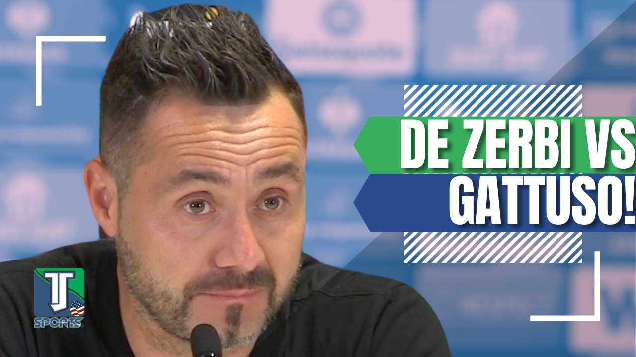 ‘I WOULDN'T say he’s a FRIEND’ - De Zerbi on facing RIVAL Gattuso