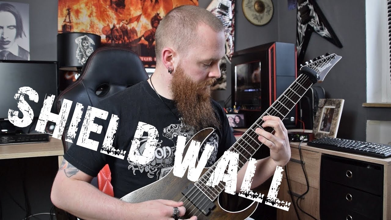 Amon Amarth - Shield Wall (Guitar Cover by FearOfTheDark)